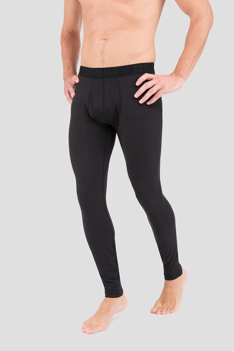 Terramar Thermarator Climasense 4 Way Stretch Brushed Pants, Black, Medium/32-34" - Image 3